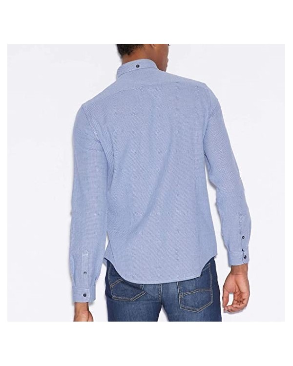 ARMANI EXCHANGE 3LZC12 ZNGSZ Camisas Manga larga Hombre Azul