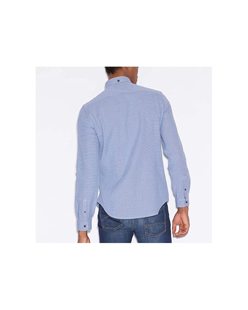ARMANI EXCHANGE 3LZC12 ZNGSZ Camisas Manga larga Hombre Azul