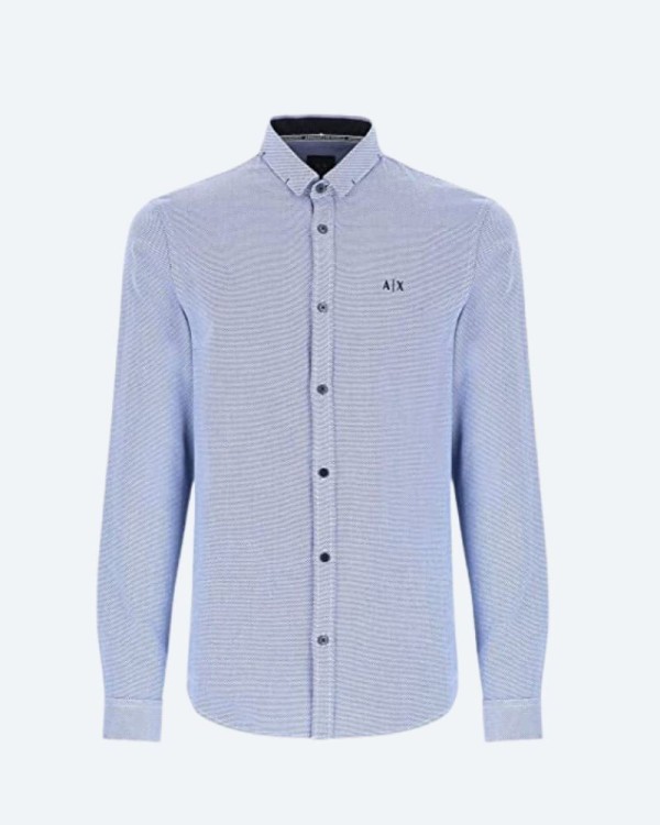 ARMANI EXCHANGE 3LZC12 ZNGSZ Camisas Manga larga Hombre Azul