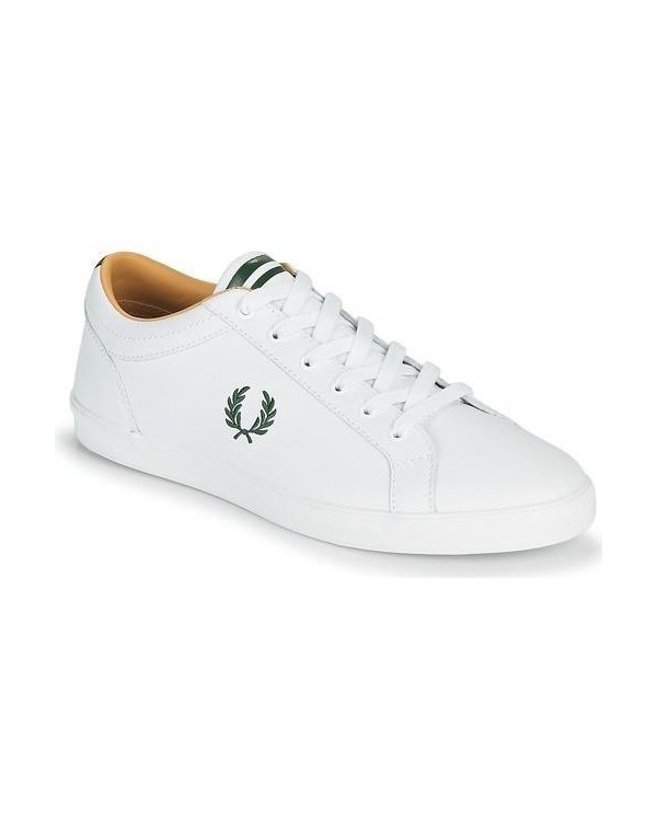 FRED PERRY B1228 BASELINE LEATHER Zapatillas Bajas Hombre Blanco