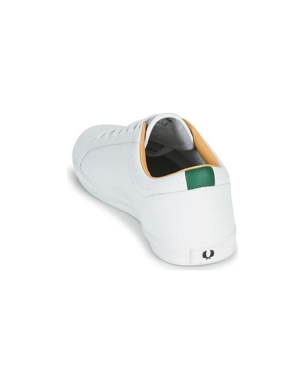 FRED PERRY B1228 BASELINE LEATHER Sapatilhas Baixas Homem Branco