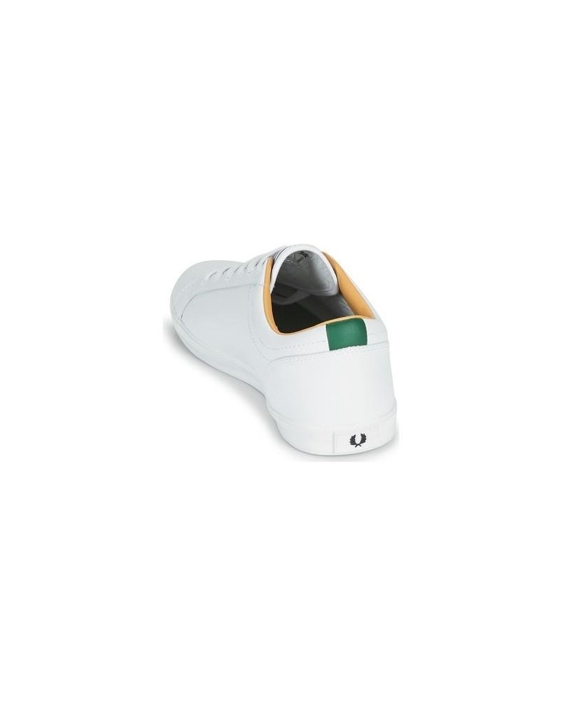 FRED PERRY B1228 BASELINE LEATHER Zapatillas Bajas Hombre Blanco