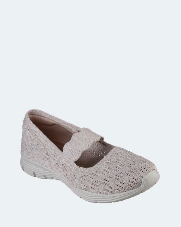 SKECHERS 158109 SEAGER Zapatos Bailarinas Mujer Taupe
