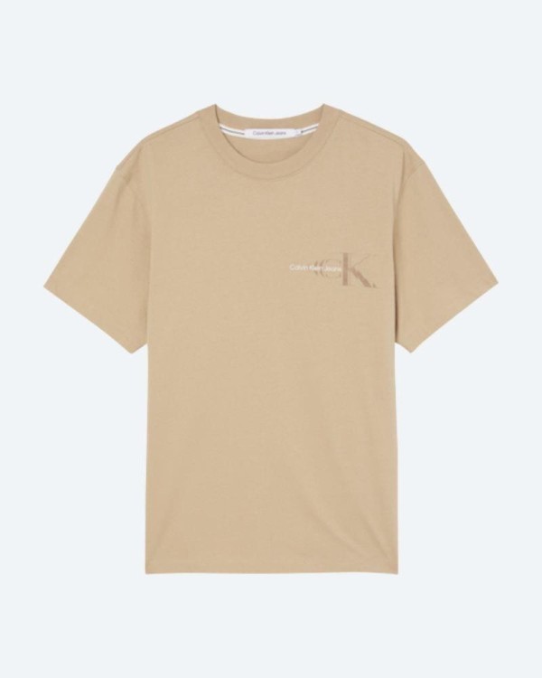 CALVIN KLEIN J30J322632PF2 Camisetas Manga corta Hombre Beige