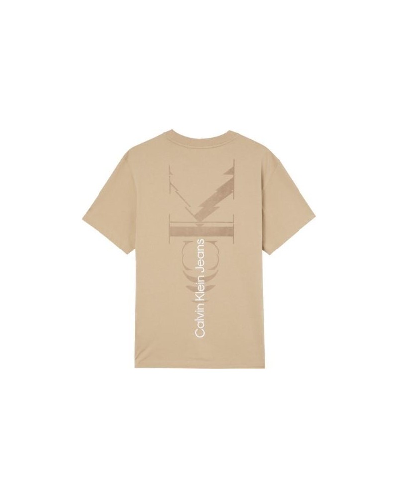 CALVIN KLEIN J30J322632PF2 Camisetas Manga corta Hombre Beige