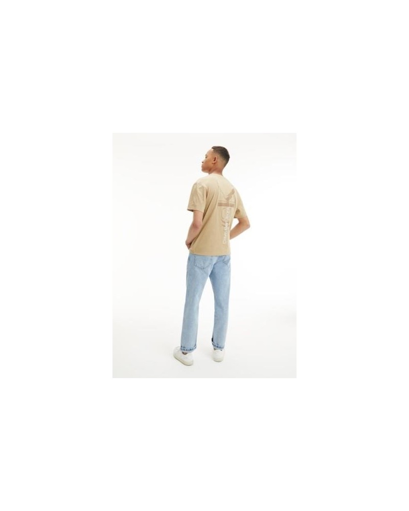 CALVIN KLEIN J30J322632PF2 T-shirts Manga Curta Homem Bege