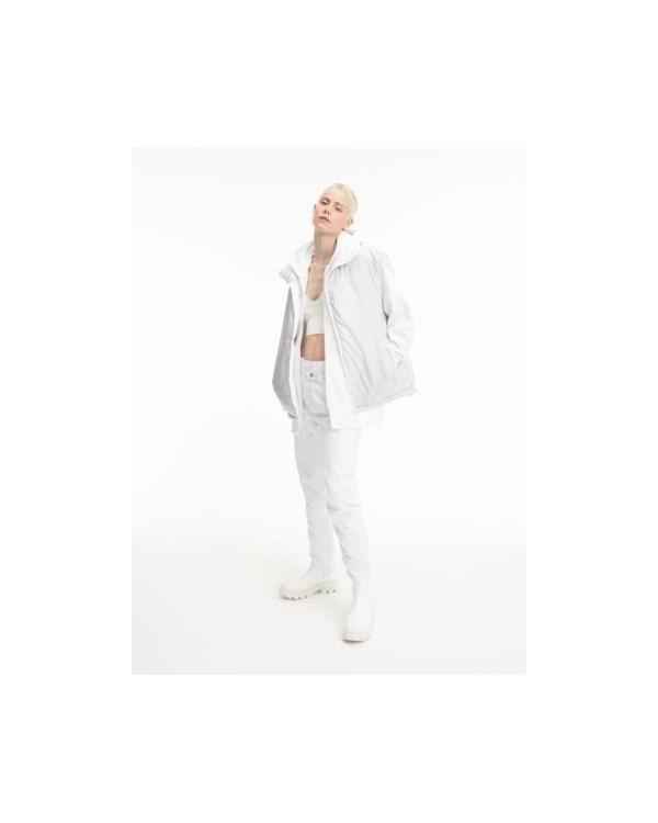 CALVIN KLEIN J20J220340YAF Abrigos Manga corta Chaleco Mujer Blanco