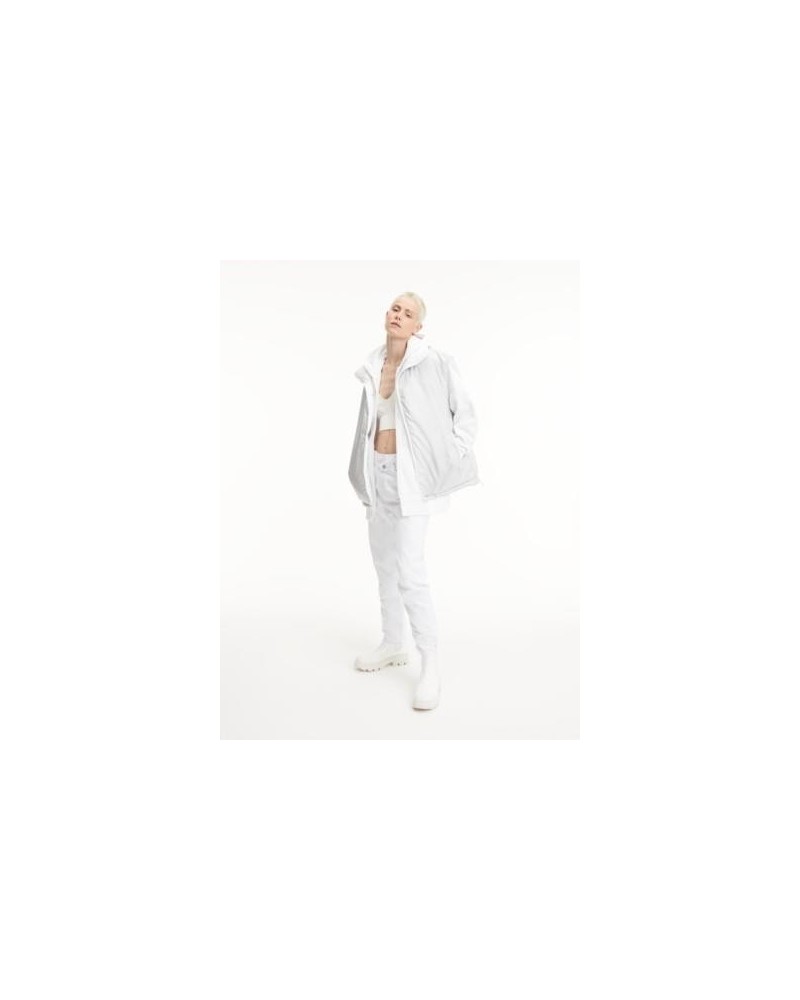 CALVIN KLEIN J20J220340YAF Casacos Manga curta Colete Mulher Branco
