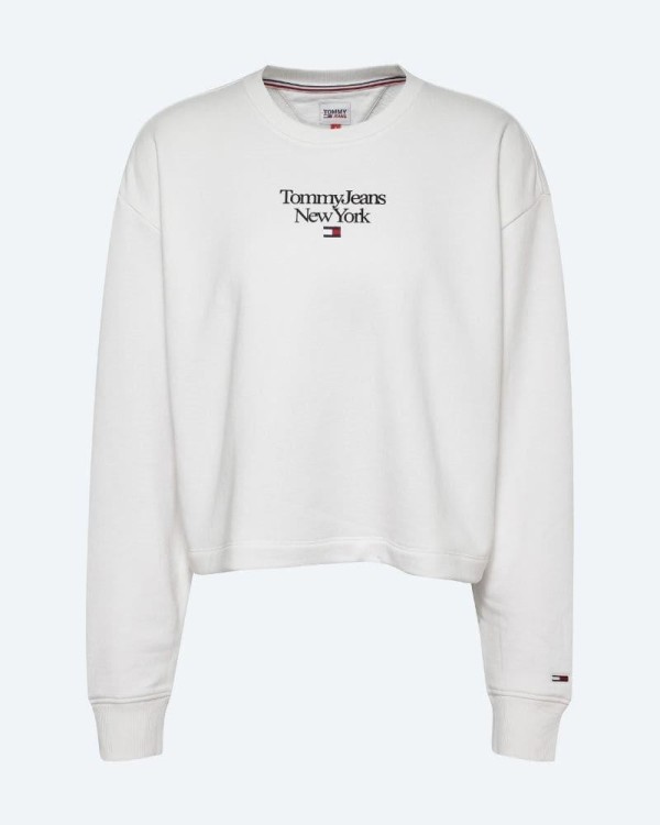 TOMMY HILFIGER DW0DW14851YBR Sweatshirts Manga comprida Sem capuz Mulher Branco