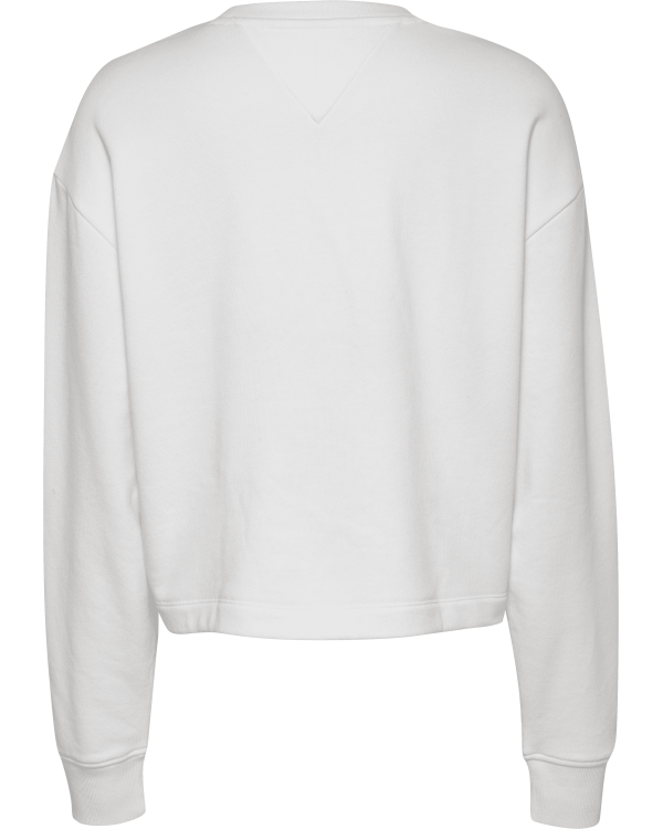 TOMMY HILFIGER DW0DW14851YBR Sweatshirts Manga comprida Sem capuz Mulher Branco