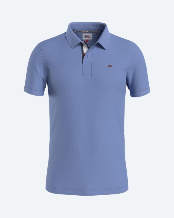 TOMMY HILFIGER DM0DM15940C3R Camisetas Manga corta Polos Hombre Azul