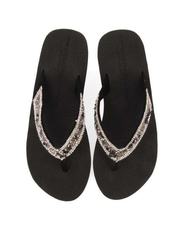 Sandalias De dedo Chancletas Mulher GIOSEPPO Negro 65731 MEZZAGO