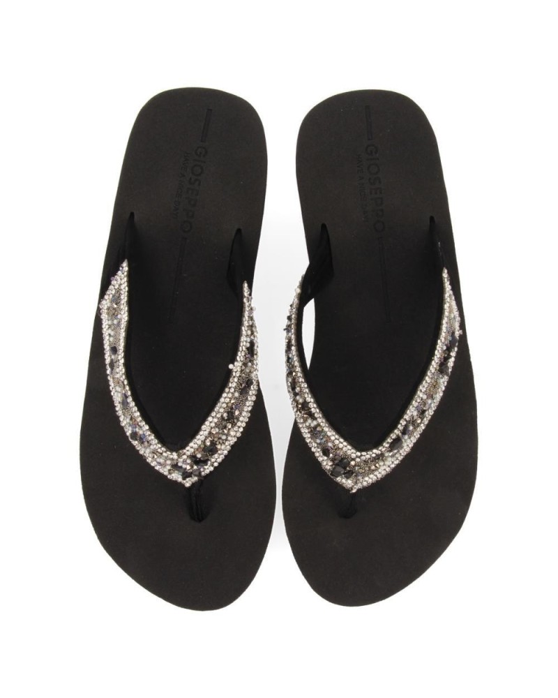 Sandalias De dedo Chancletas Mulher GIOSEPPO Negro 65731 MEZZAGO
