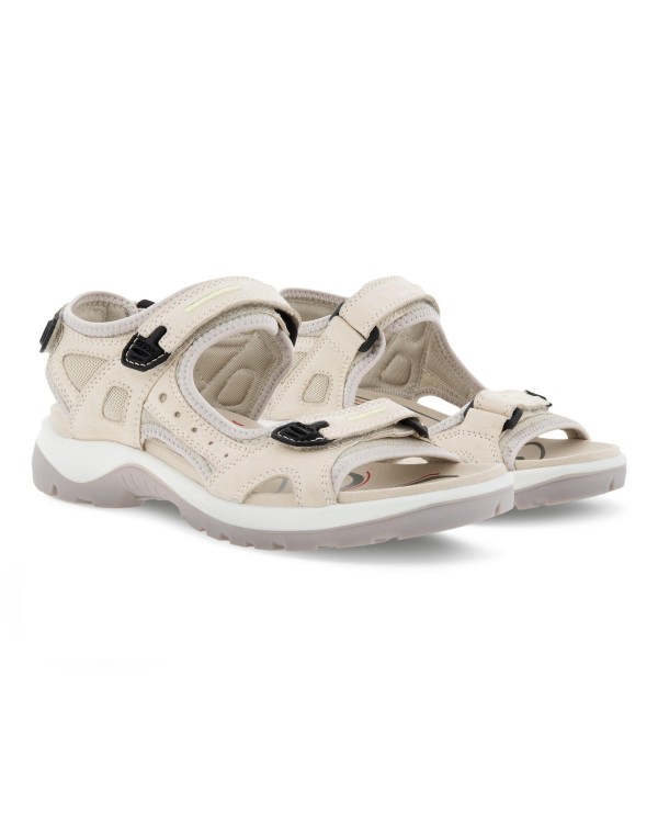 ECCO 069563 Sandalias Abiertas Mujer Beige