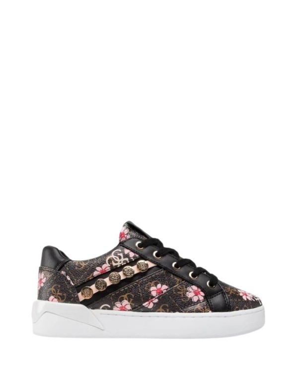 GUESS ROXO FL5RXO PEL12 Sapatilhas Baixas Mulher Castanho