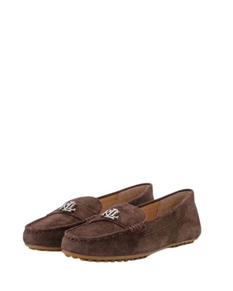 Polo Ralph Lauren 802821629 BARNSBURY FLATS CASUAL Zapatos Mocasines Mujer Marrón