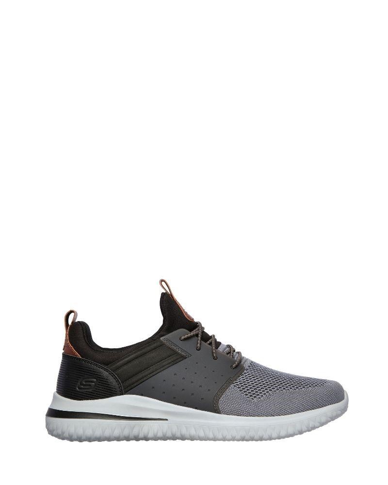 SKECHERS 210238 DELSON 3.0 CICADA Sapatilhas Baixas Homem Cinzento