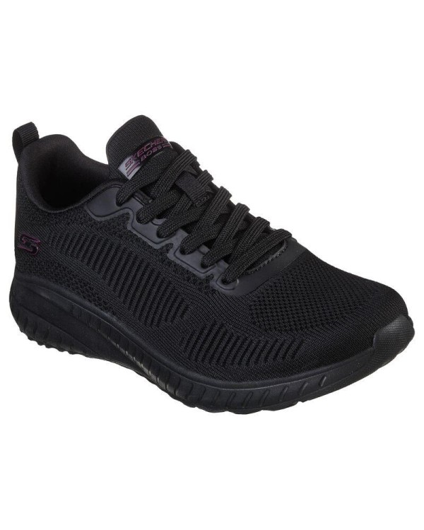 SKECHERS 117209 BOBS SPORT SQUAD CHAOS FACE OFF Zapatillas Bajas Mujer Negro