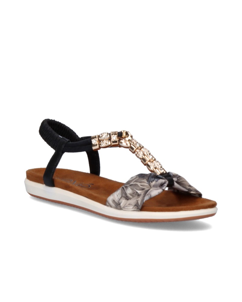 EXE F8043 30A Sandalias Mujer Negro