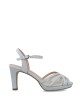 MENBUR 23690 Sandalias Fiesta Mujer Plata