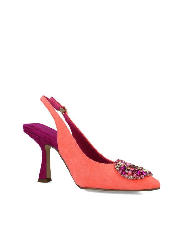 MENBUR 23993 Sandalias Fiesta Mujer Coral