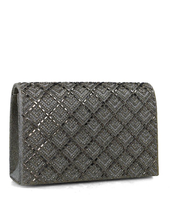 MENBUR 85170 Bolsa Pequena Festa Mulher Cinza