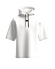 HUGO 50487864 DRESLEY Sudaderas Manga corta Hoodie Hombre Blanco