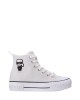 Karl Lagerfeld KL60450 KAMPUS MAX Zapatillas Altas Mujer Blanco