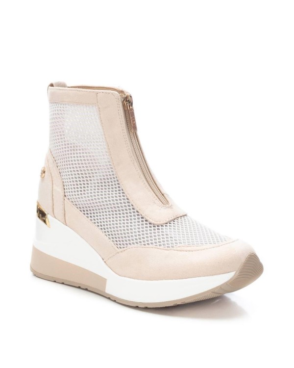 XTI 141043 Zapatillas Altas Mujer Beige