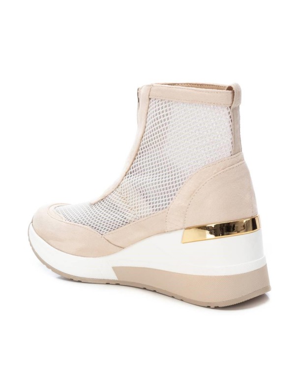 XTI 141043 Zapatillas Altas Mujer Beige