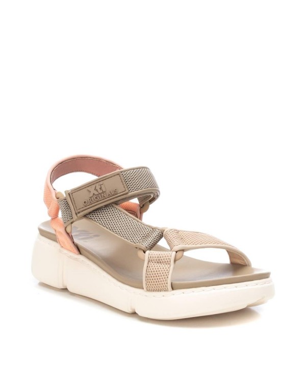 Sandalia Xti plataforma taupe mujer