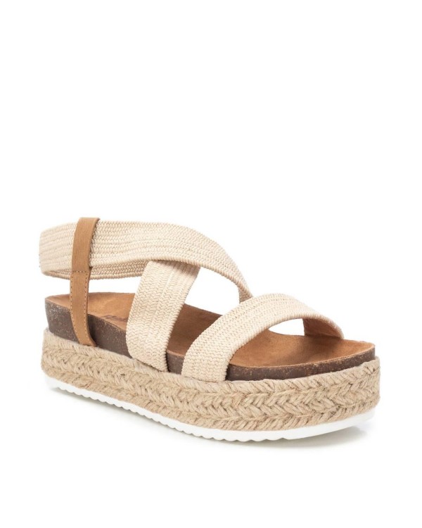 REFRESH 170707 Sandalias Abiertas Mujer Beige