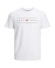 JACK AND JONES 12221011 JJFLAG TEE SS CREW NECK Camisetas Manga corta Hombre Blanco