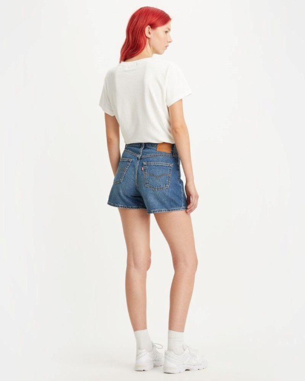 LEVIS A4695 0003 80S MOM SHORT Pantalones Vaqueros Shorts Mujer Azul