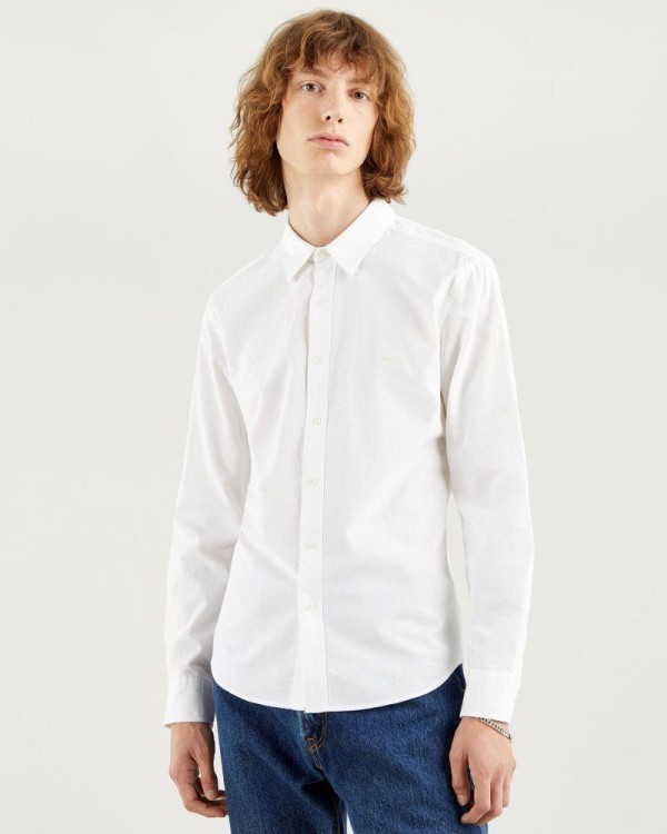 LEVIS 86625 0002 Camisas de Manga Comprida Homem Branco