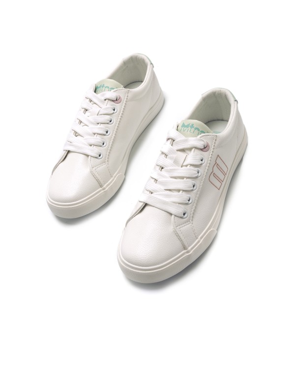 MUSTANG 60142 Zapatillas Bajas Mujer Blanco