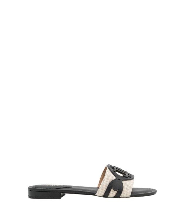 POLO RALPH LAUREN 802826823 ALEGRA SANDALS SLIDE Sandálias Abertas Mulher Preto
