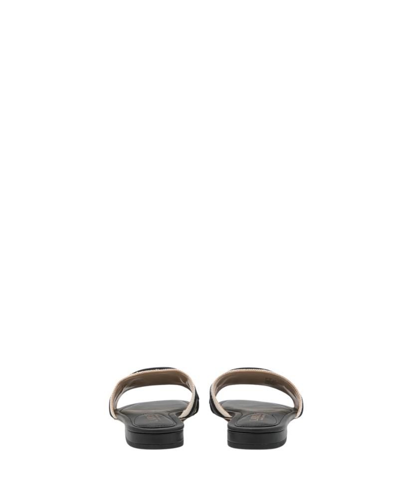POLO RALPH LAUREN 802826823 ALEGRA SANDALS SLIDE Sandalias Abiertas Mujer Negro