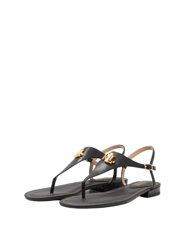 POLO RALPH LAUREN 802774600 ELLINGTON SANDALS CASUAL Sandálias Abertas Mulher Preto