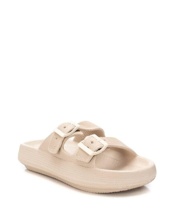 Chinelas Xti mulher bege