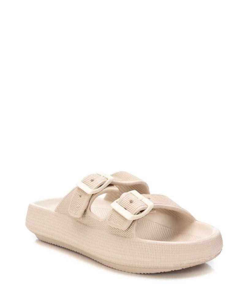Chinelas Xti mulher bege