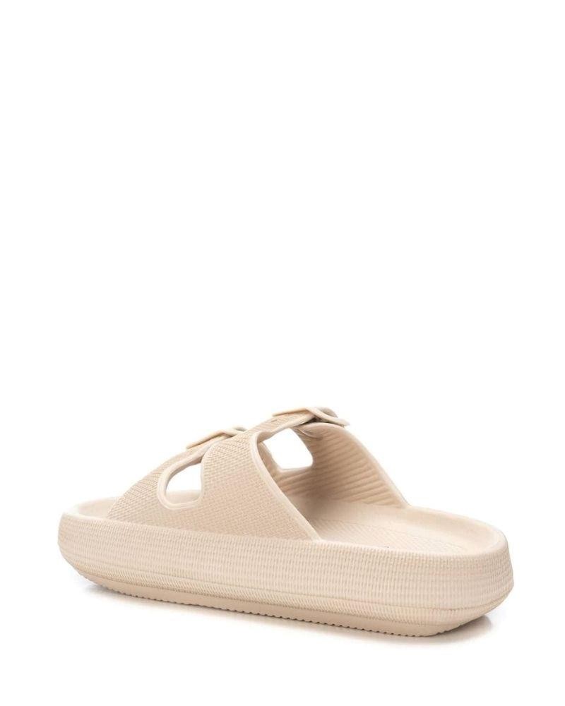 Chanclas Xti mujer beige