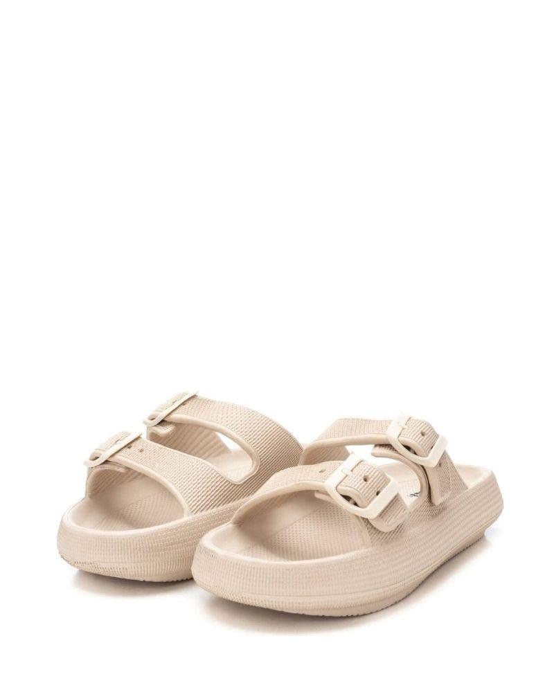 Chanclas Xti mujer beige
