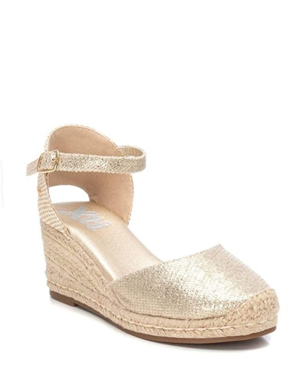 XTI 141414 Sandalias Alpargatas Mujer Oro