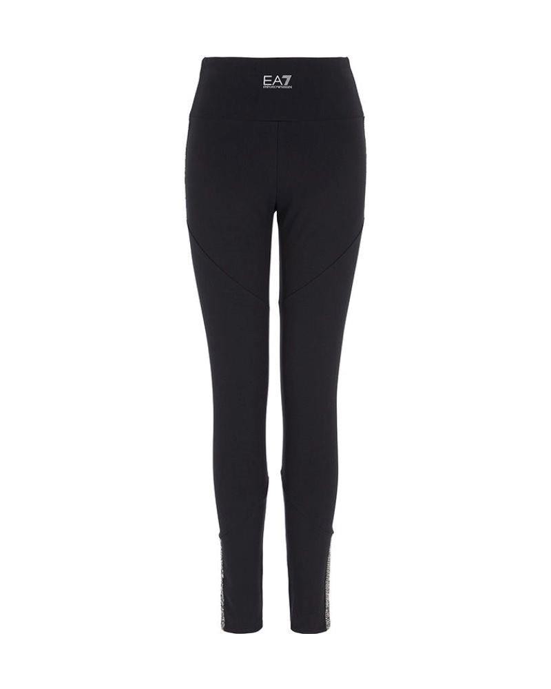 EA7 3RTP72 TJ01Z Calças Leggings Mulher Preto