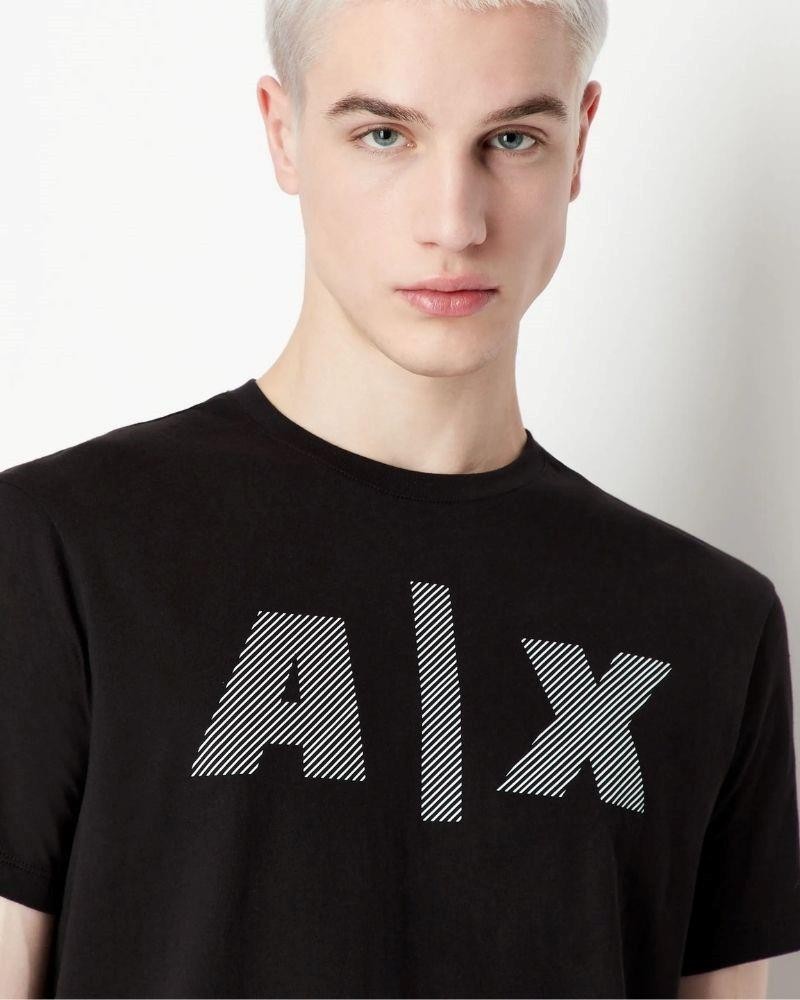 ARMANI EXCHANGE 3RZTFF ZJH4Z T-shirts Manga curta Homem Preto