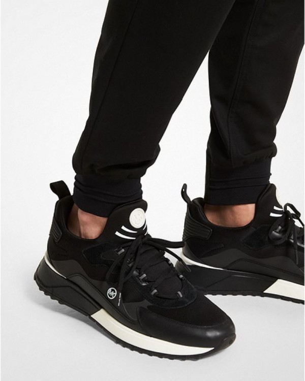 MICHAEL KORS 42F1THFS5D THEO SPORT TRAINER Zapatillas Bajas Hombre Negro