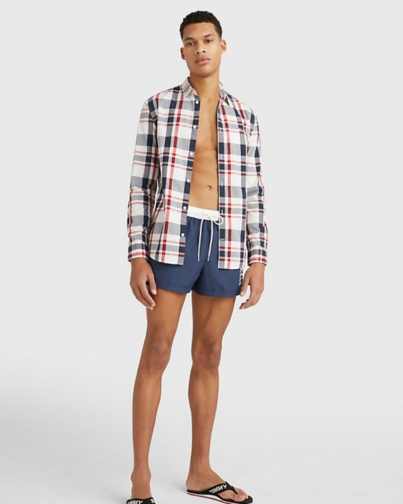 TOMMY HILFIGER UM0UM02755C87 Ropa de baño Hombre Azul