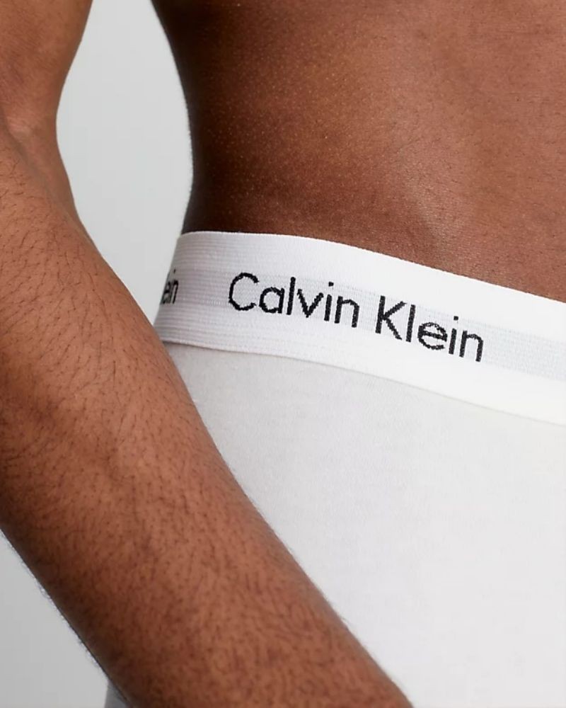 Cueca Boxer Hombre CALVIN KLEIN Branca 0000U2664G 3P LR TRUNK