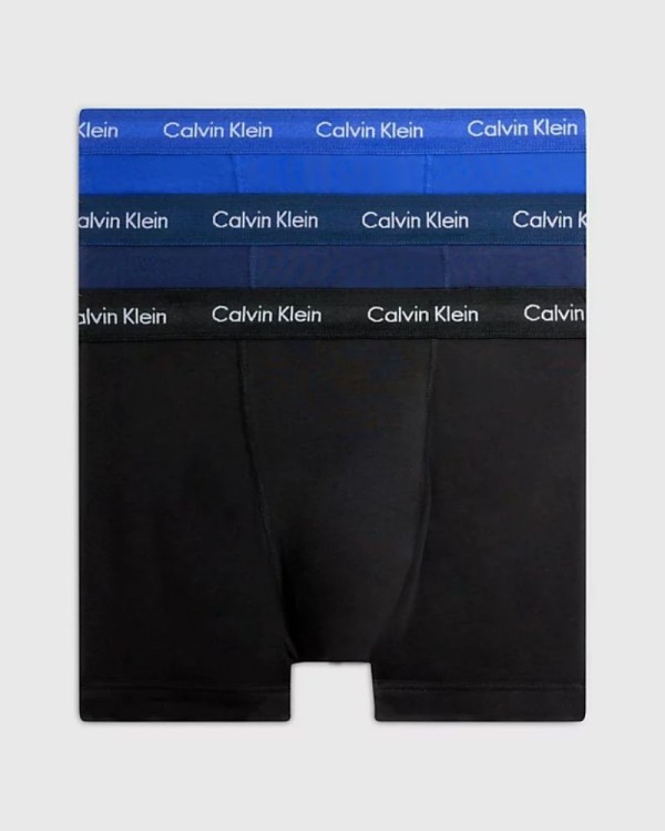 Cueca Boxer Hombre CALVIN KLEIN Multicolor 0000U2664G4KU 3P LR TRUNK